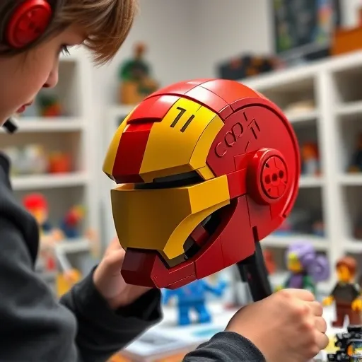 조립을 넘어선 예술: 레고 아이언맨 헬멧 커스텀과 전시 노하우