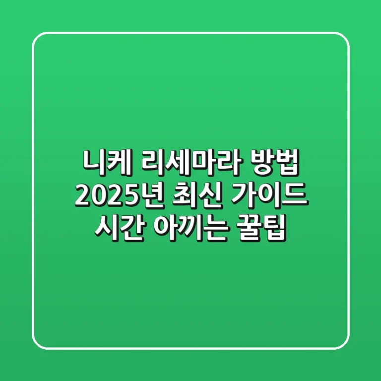 니케 리세마라 방법 2025년 최신 가이드: 시간 아끼는 꿀팁!