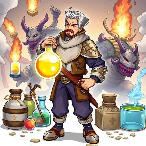 숙련된 연금술사의 비밀: 숨겨진 연금술사들과 고가치 아이템