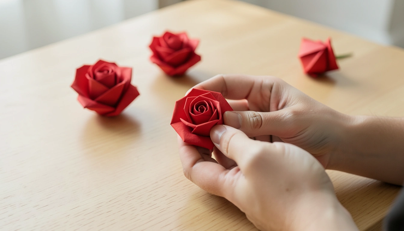 초보자를 위한 실패 없는 장미꽃접기, 단계별 핵심 노하우