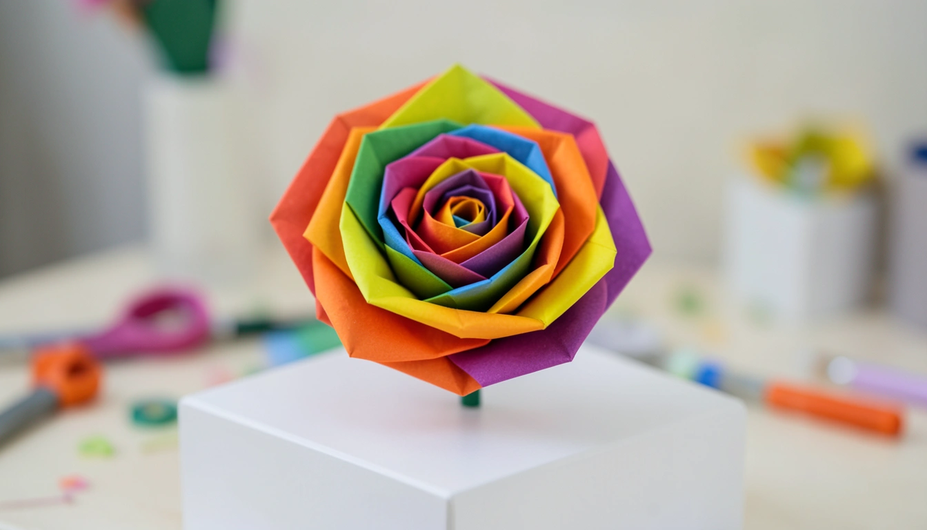 완성된 종이 장미, 오래도록 간직하는 현명한 관리법 (전문가 팁 포함)